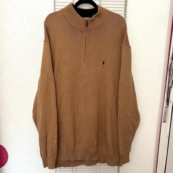 Polo by Ralph Lauren Knit Quarter-Zip Sweater - Picture 1 of 8
